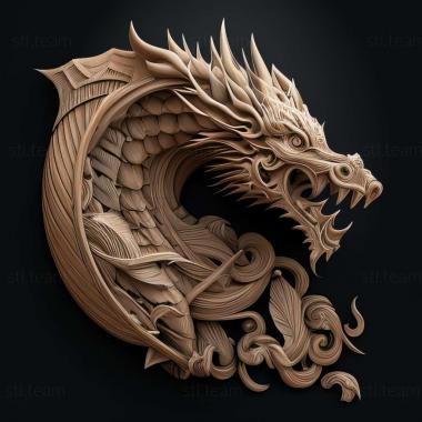 3D model dragon (STL)